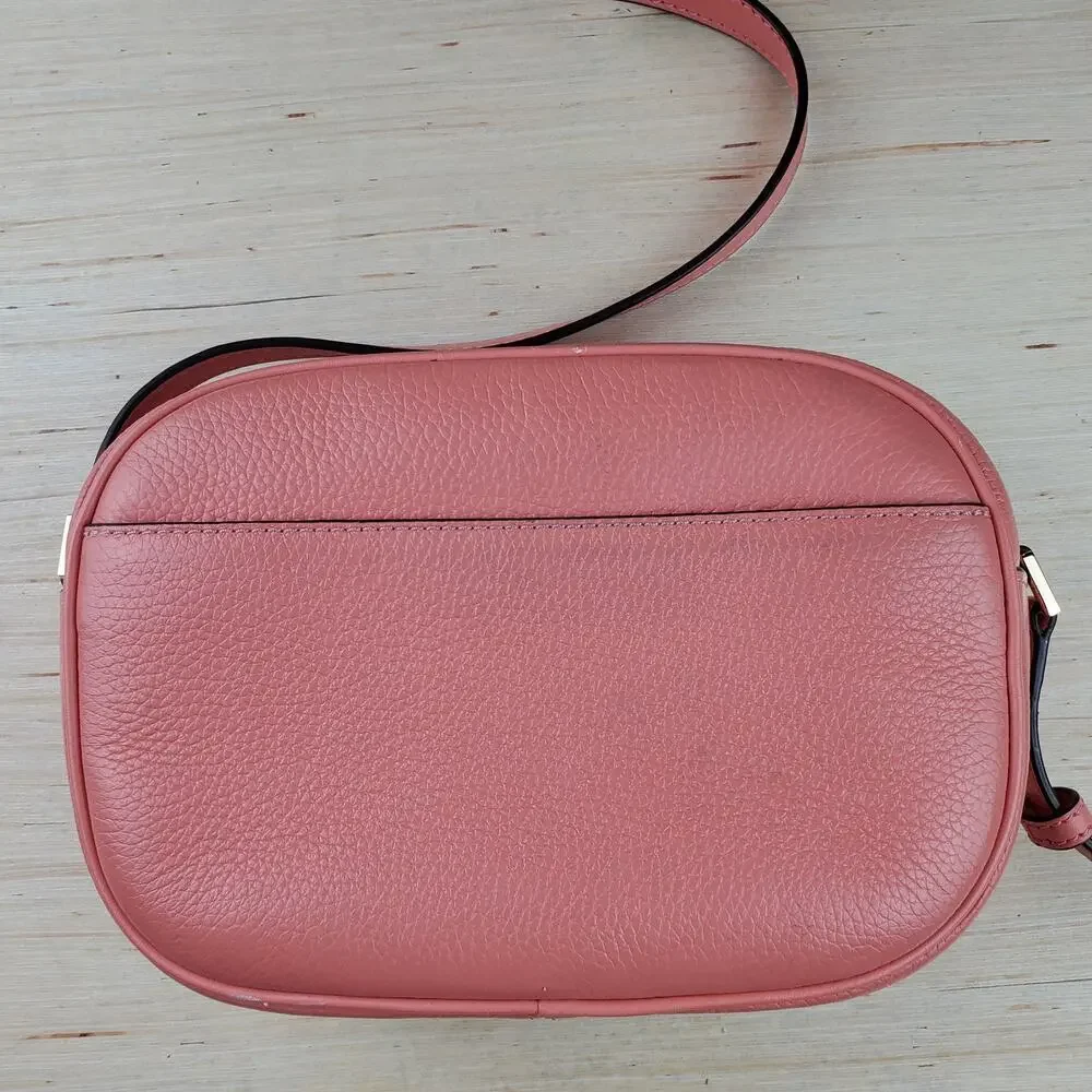 MICHAEL KORS | Jet Set | Sherbet | Medium Embossed Leather | Crossbody Bag